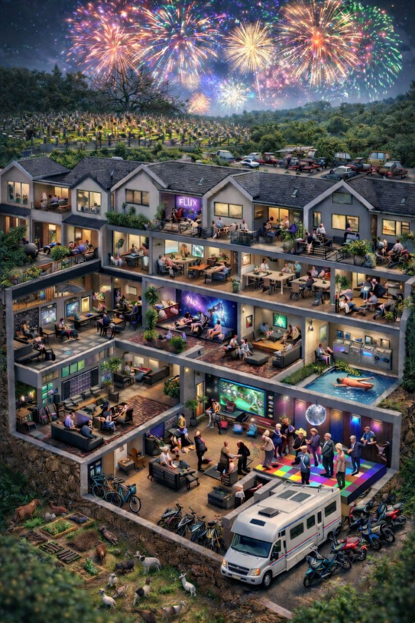 Миллениалиум как ночной лагерь для взрослых: свет, люди и природа